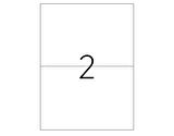 A1Etiket Tw-2102 Ebat 210 x 148,5 mm Lazer Etiket  A4 Sayfada 2 Etiket